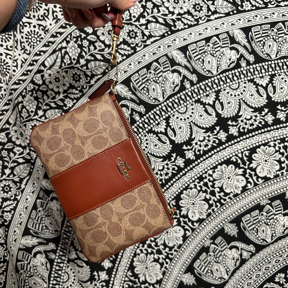 cute coach wristlet